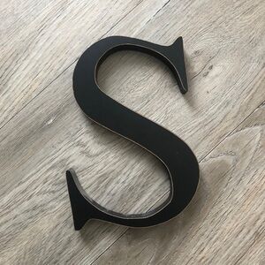 🔥SALE - Any 4 for $20. Wooden Wall Letter - S